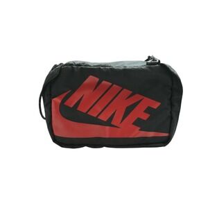 NIKE Black Tote Bag Red Logo Small Travel Gym Carry On